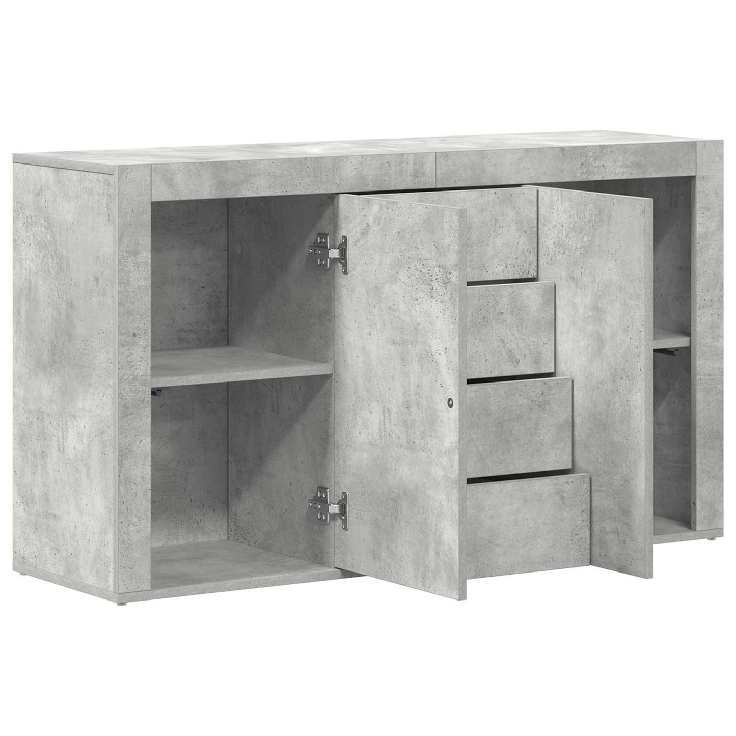 Credenza Grigio cemento 120 x 36 x 69 cm Legno multistrato