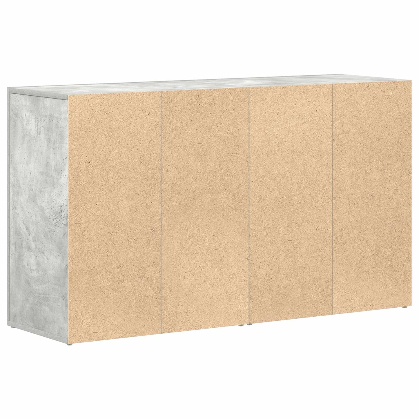 Credenza Grigio cemento 120 x 36 x 69 cm Legno multistrato | homemem39