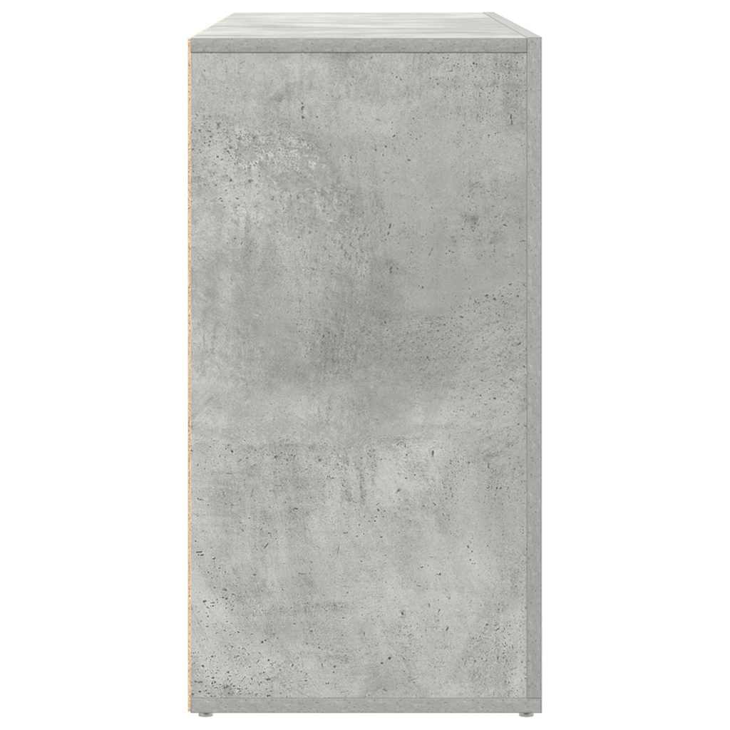 Credenza Grigio cemento 120 x 36 x 69 cm Legno multistrato - homemem39