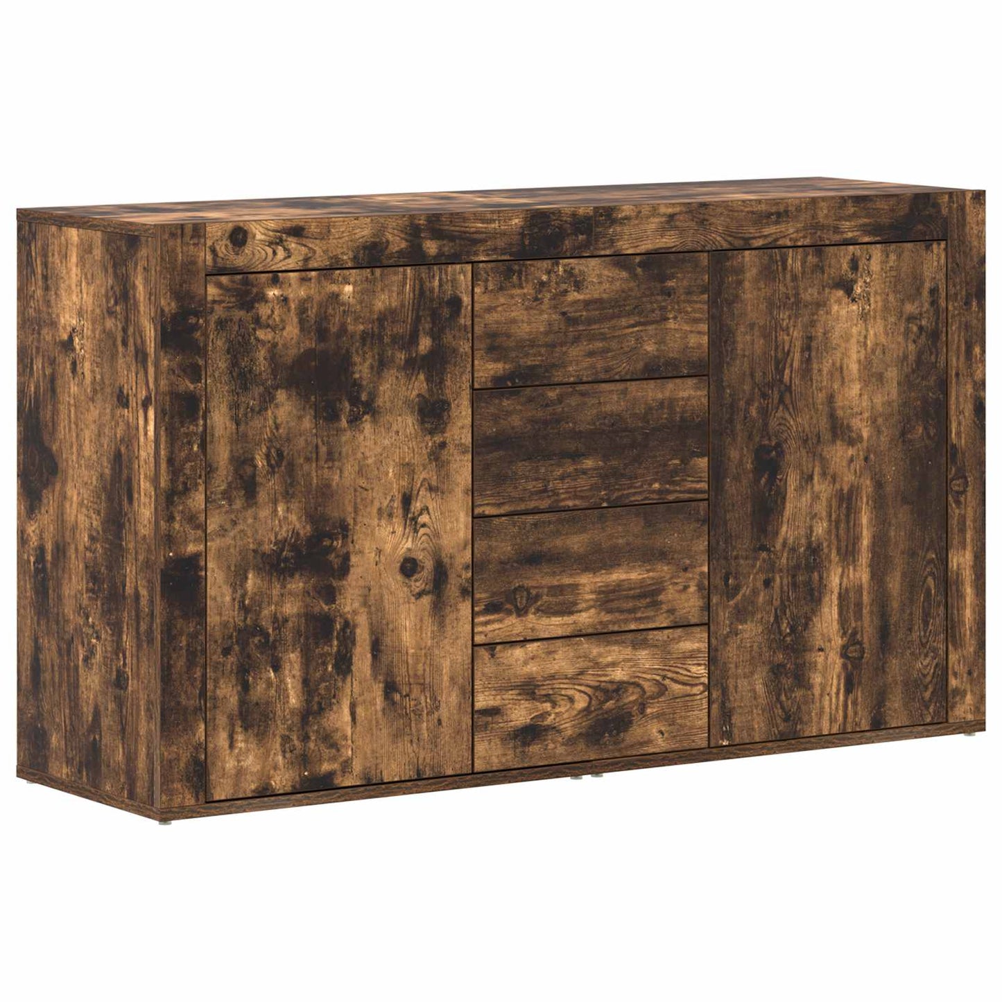 Credenza Rovere fumé 120 x 36 x 69 cm Legno multistrato