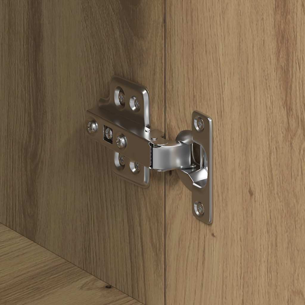 Credenza Rovere artigianale 120 x 36 x 69 cm Legno multistrato