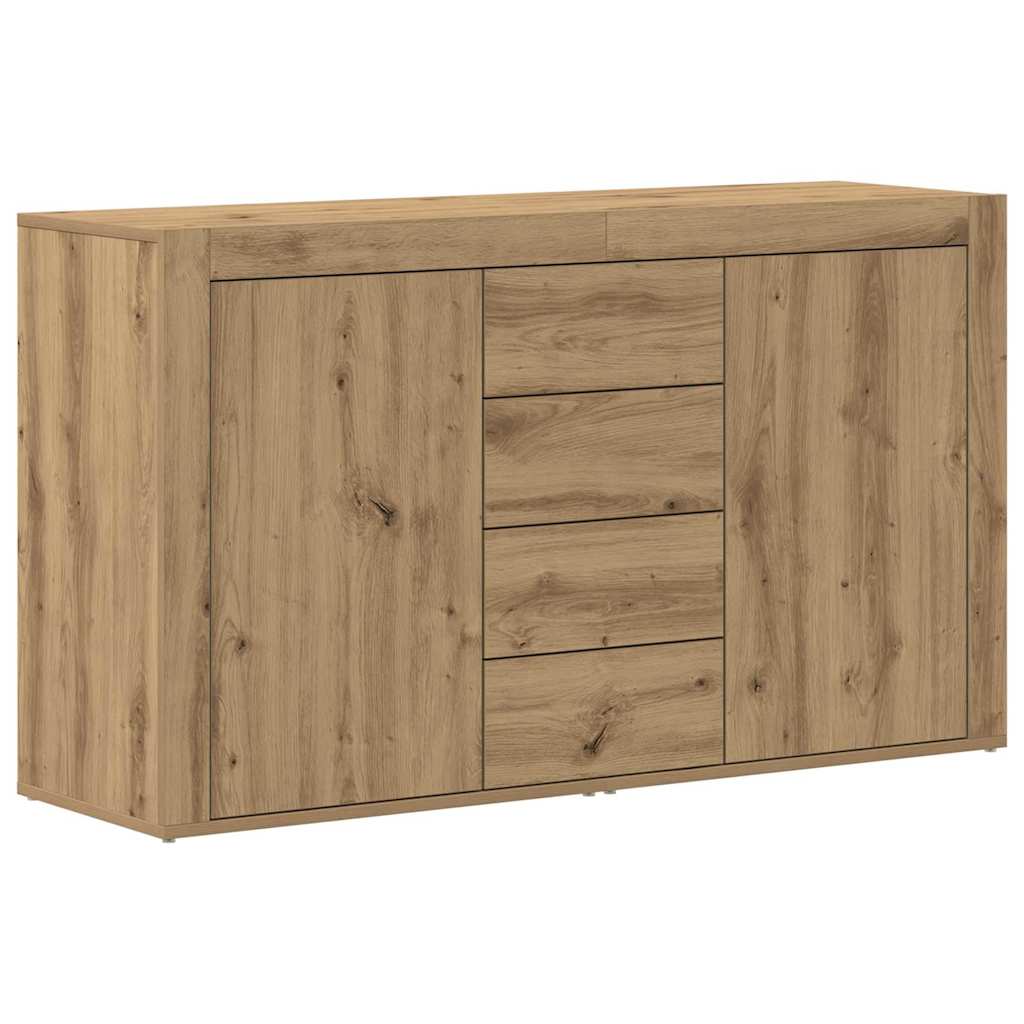 Credenza Rovere artigianale 120 x 36 x 69 cm Legno multistrato