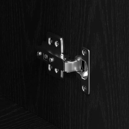 Credenza Rovere Nero 120 x 36 x 69 cm Legno multistrato