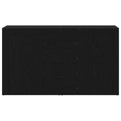 Credenza Rovere Nero 120 x 36 x 69 cm Legno multistrato