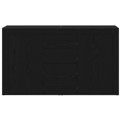 Credenza Rovere Nero 120 x 36 x 69 cm Legno multistrato