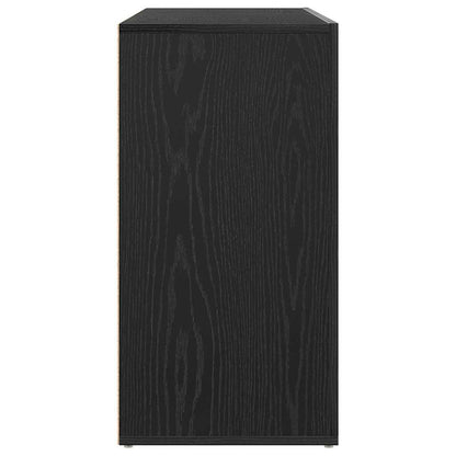 Credenza Rovere Nero 120 x 36 x 69 cm Legno multistrato