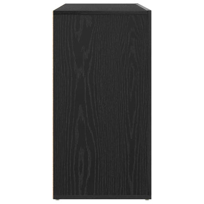 Credenza Rovere Nero 120 x 36 x 69 cm Legno multistrato