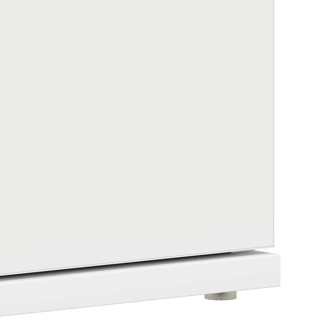 Mobile per scarpe Bianco 80 x 39 x 178 cm Legno multistrato