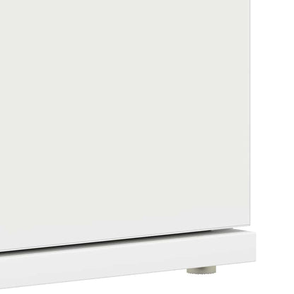 Mobile per scarpe Bianco 80 x 39 x 178 cm Legno multistrato