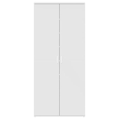 Mobile per scarpe Bianco 80 x 39 x 178 cm Legno multistrato