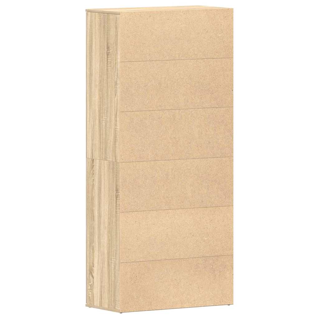 Mobile per scarpe con porta Rovere Sonoma 80 x 39 x 178 cm