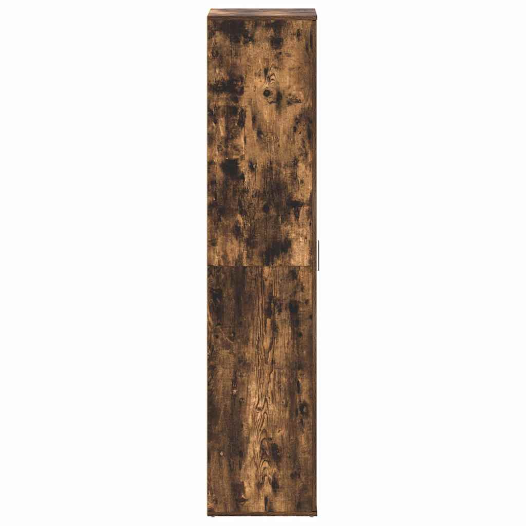 Mobile per scarpe con lo scaffale Rovere fumé 80 x 39 x 178 cm