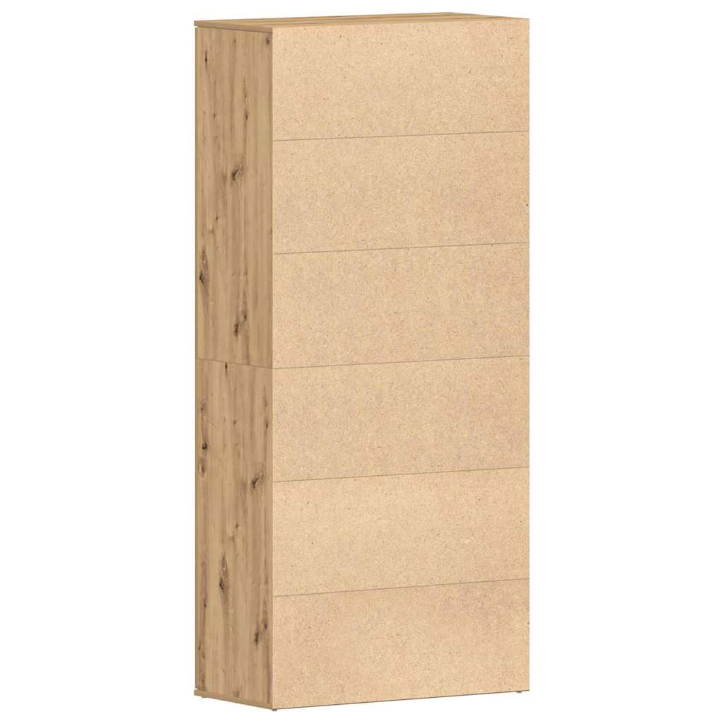 Mobile per scarpe con porta Rovere artigianale 80 x 39 x 178 cm