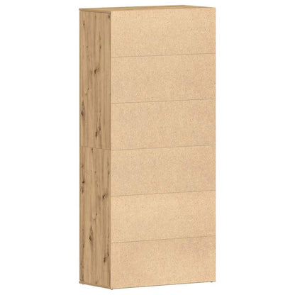 Mobile per scarpe con porta Rovere artigianale 80 x 39 x 178 cm