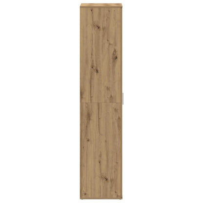 Mobile per scarpe con porta Rovere artigianale 80 x 39 x 178 cm