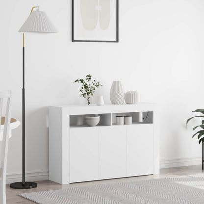 Credenza Bianco 116 x 30 x 75 cm Legno multistrato