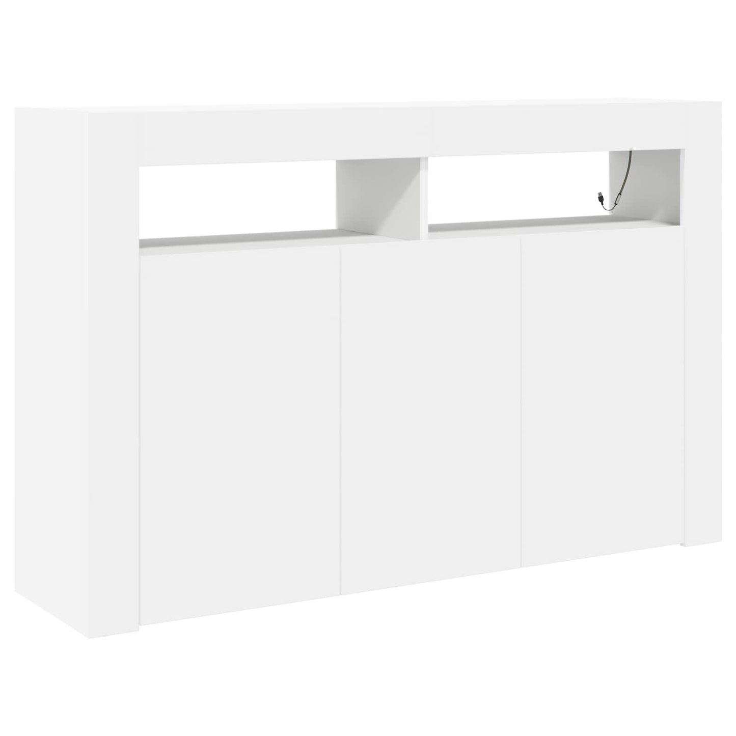 Credenza Bianco 116 x 30 x 75 cm Legno multistrato