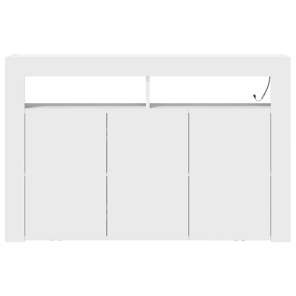 Credenza Bianco 116 x 30 x 75 cm Legno multistrato - homemem39