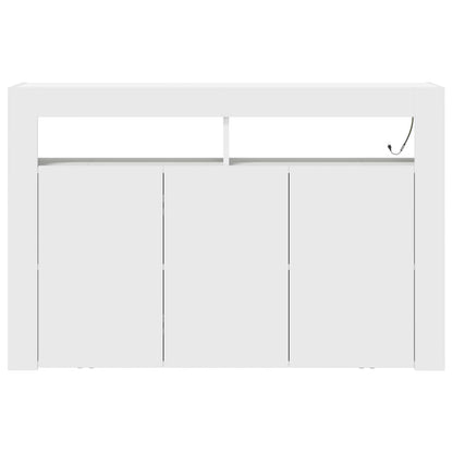 Credenza Bianco 116 x 30 x 75 cm Legno multistrato
