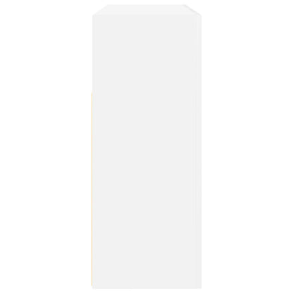 Credenza Bianco 116 x 30 x 75 cm Legno multistrato
