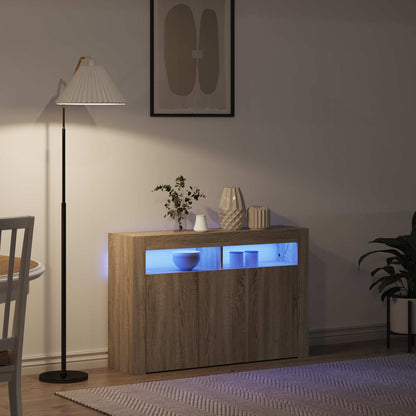 Credenza Rovere Sonoma 116 x 30 x 75 cm Legno multistrato
