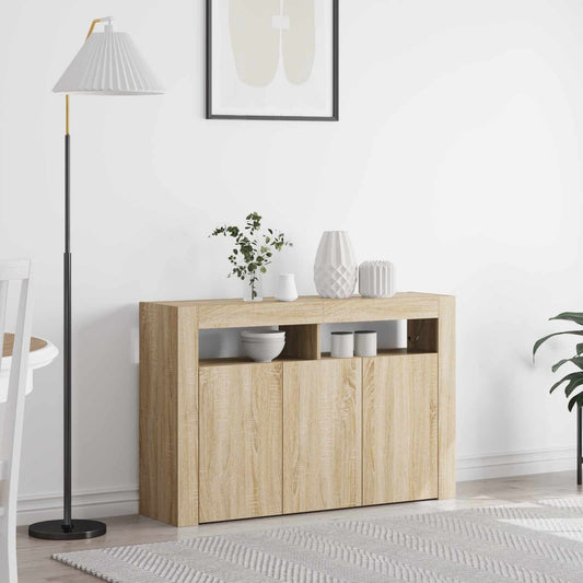 Credenza Rovere Sonoma 116 x 30 x 75 cm Legno multistrato