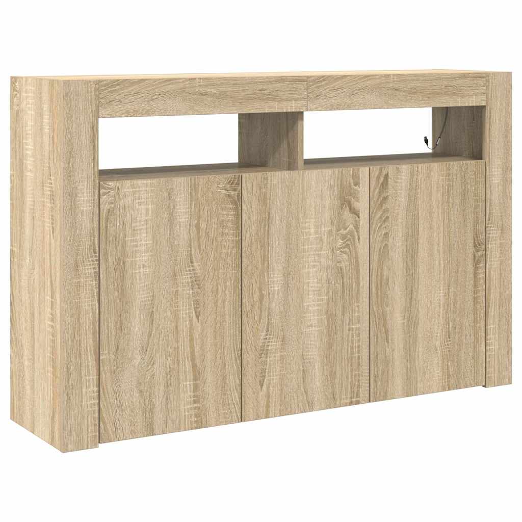 Credenza rovere sonoma 116 x 30 x 75 cm Legno multistrato - homemem39