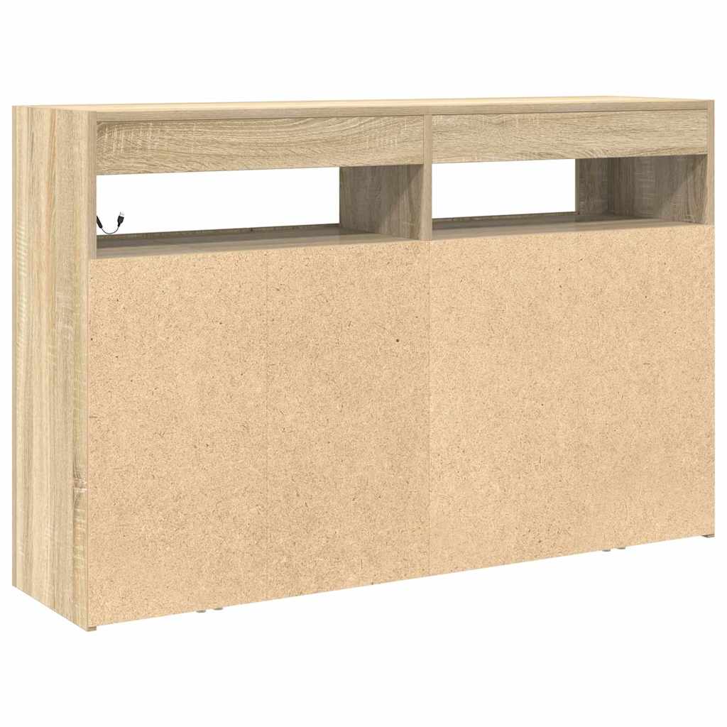 Credenza rovere sonoma 116 x 30 x 75 cm Legno multistrato - homemem39