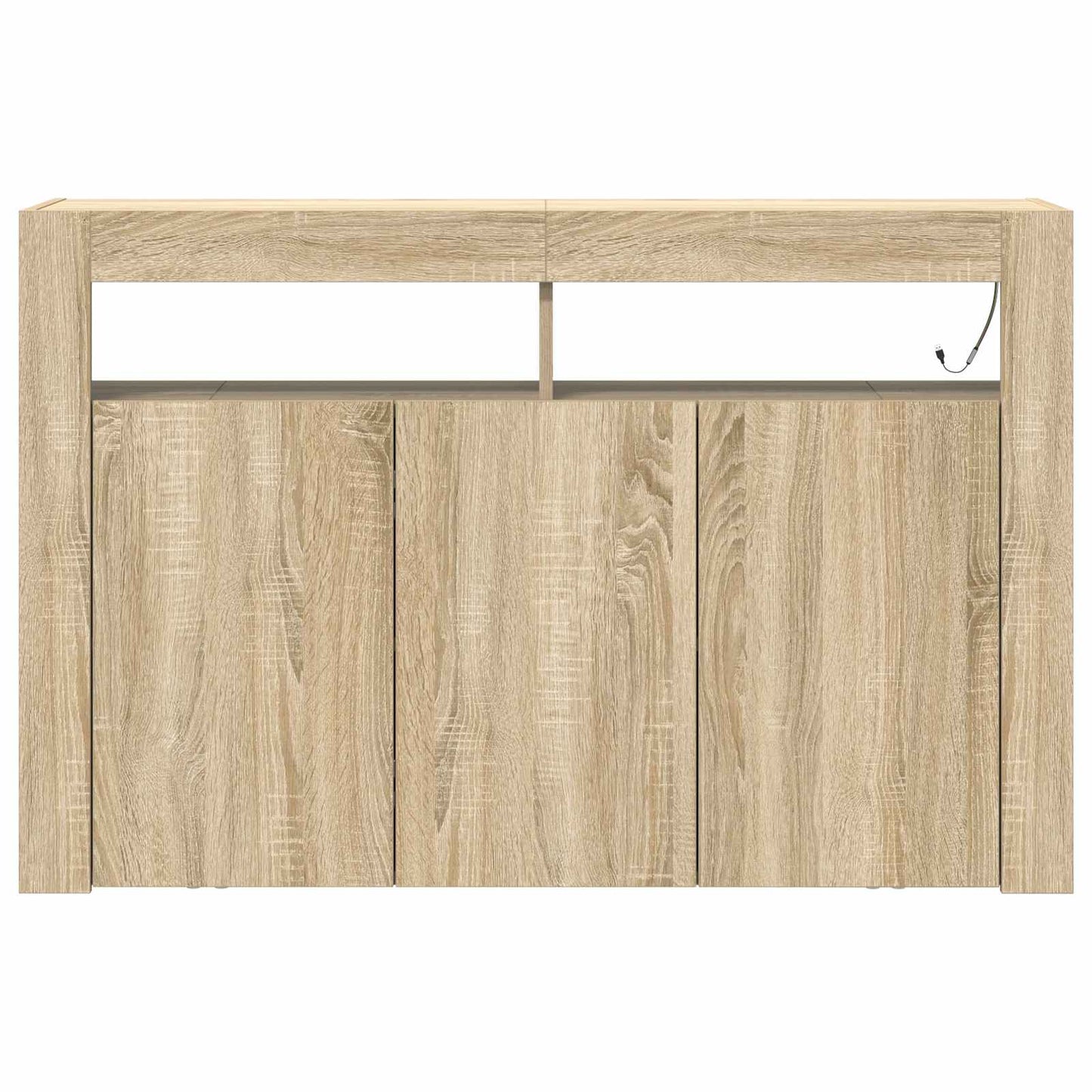 Credenza Rovere Sonoma 116 x 30 x 75 cm Legno multistrato