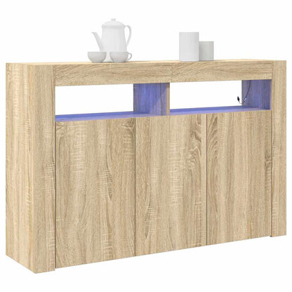 Credenza rovere sonoma 116 x 30 x 75 cm Legno multistrato - homemem39