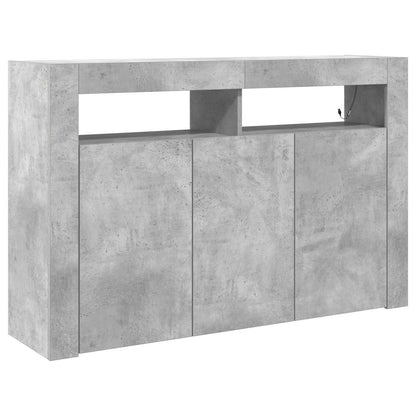 Credenza Grigio cemento 116 x 30 x 75 cm Legno multistrato