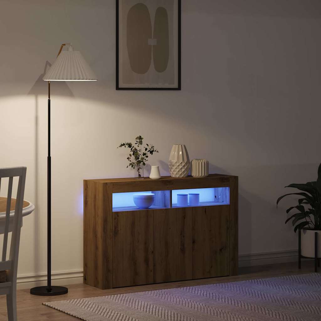 Credenza rovere artigianale 116 x 30 x 75 cm Legno multistrato - homemem39