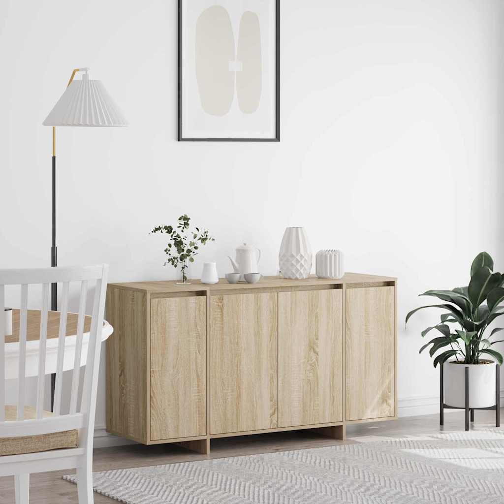 Credenza rovere sonoma 135 x 41 x 69 cm Legno multistrato - homemem39