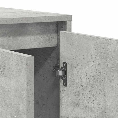 Credenza Grigio cemento 135 x 41 x 75 cm Legno multistrato