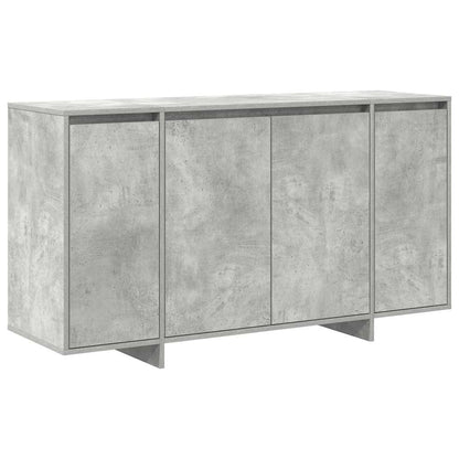 Credenza Grigio cemento 135 x 41 x 69 cm Legno multistrato - homemem39