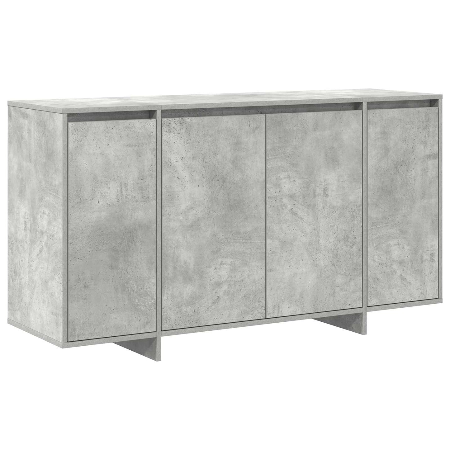 Credenza Grigio cemento 135 x 41 x 75 cm Legno multistrato