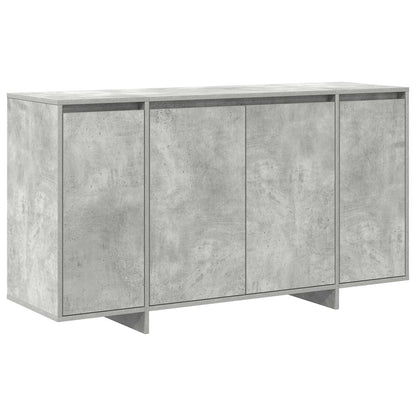 Credenza Grigio cemento 135 x 41 x 75 cm Legno multistrato