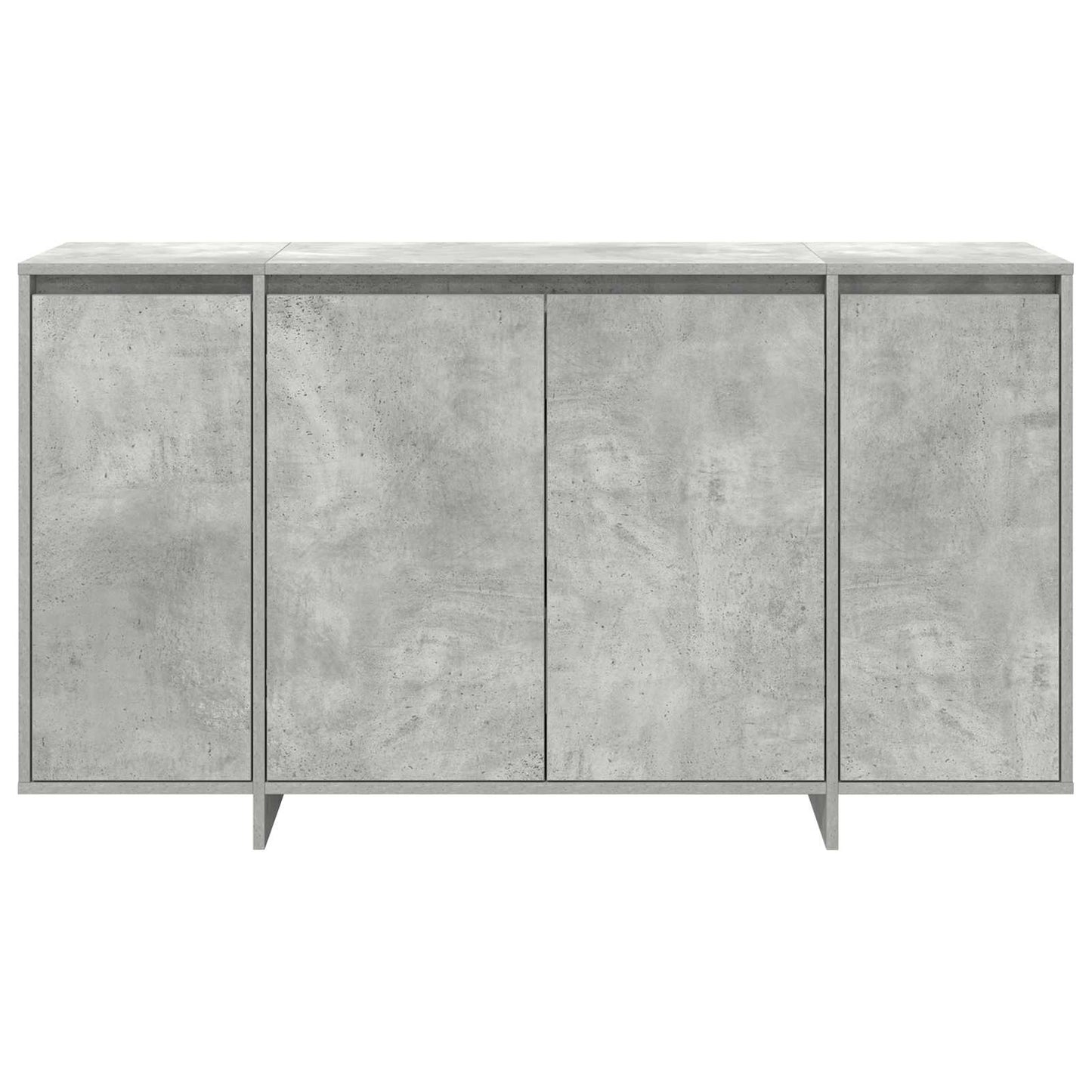 Credenza Grigio cemento 135 x 41 x 75 cm Legno multistrato