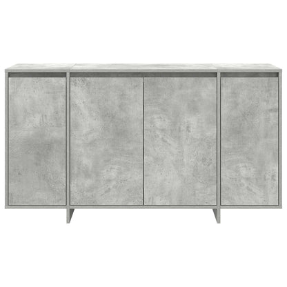 Credenza Grigio cemento 135 x 41 x 75 cm Legno multistrato