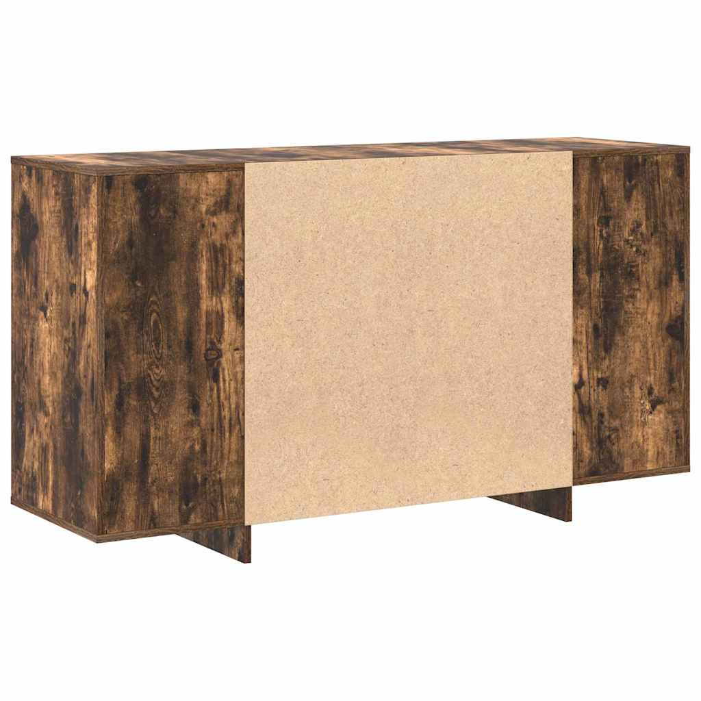 Credenza Rovere fumo 135 x 41 x 69 cm Legno multistrato - homemem39