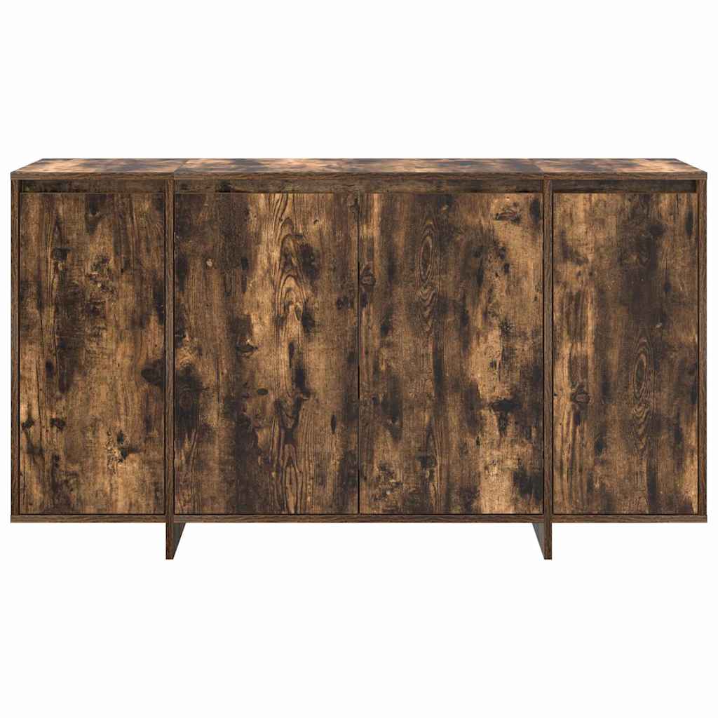 Credenza Rovere fumo 135 x 41 x 69 cm Legno multistrato - homemem39