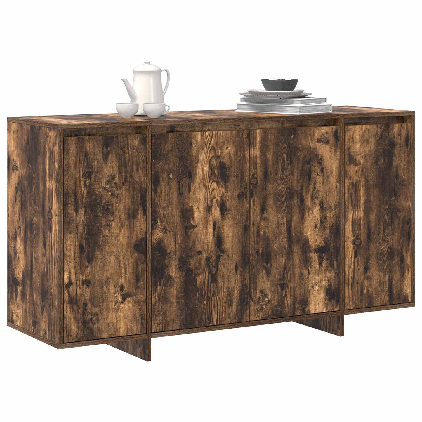 Credenza Rovere fumé 135 x 41 x 75 cm Legno multistrato