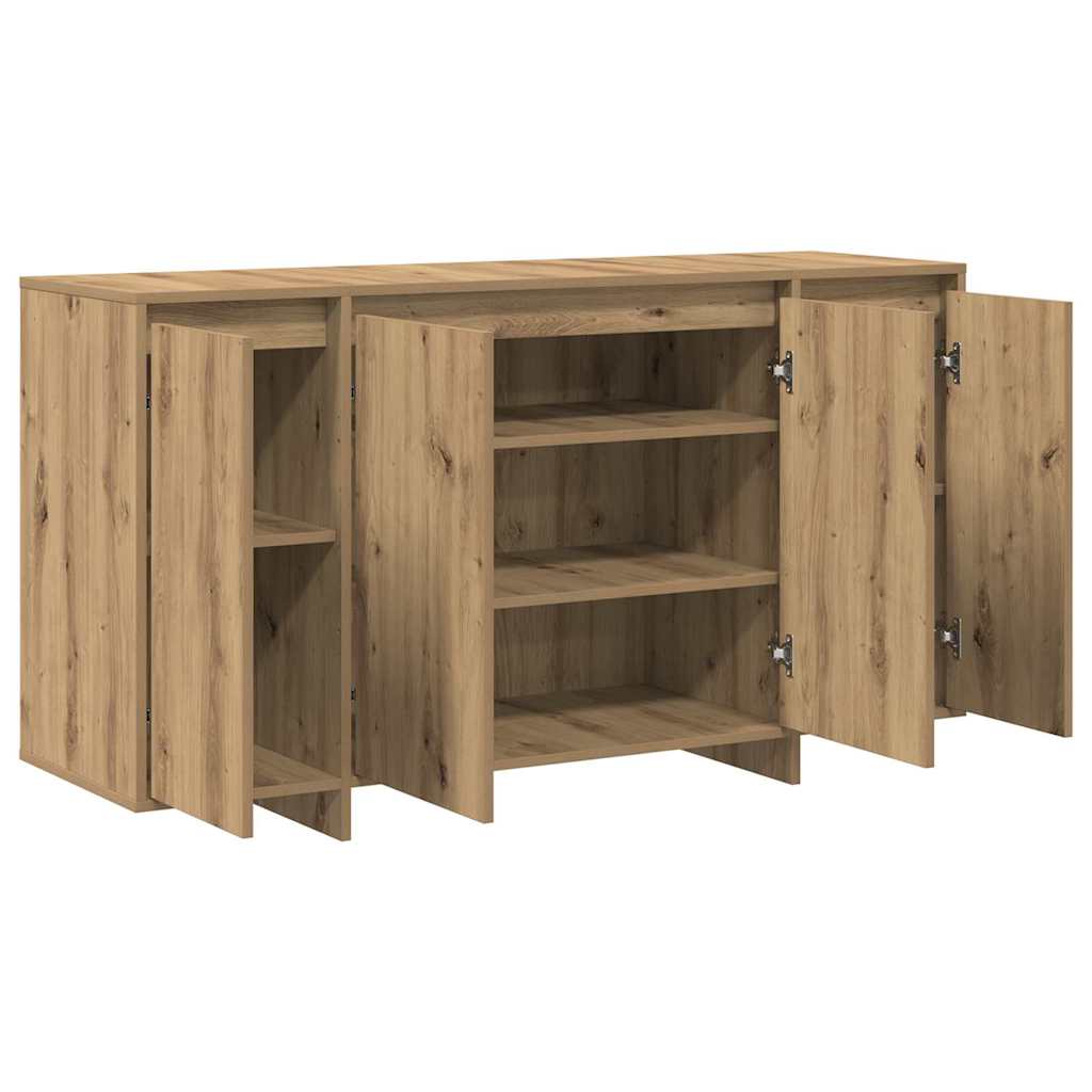Credenza rovere artigianale 135 x 41 x 69 cm Legno multistrato - homemem39