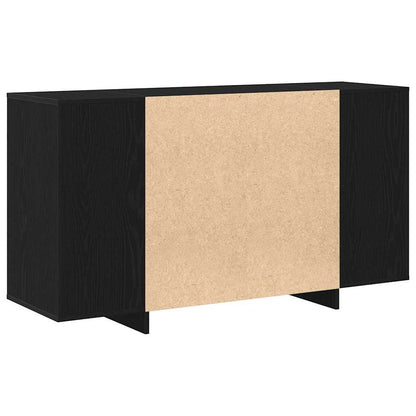 Credenza Rovere nero 135 x 41 x 69 cm Legno multistrato - homemem39