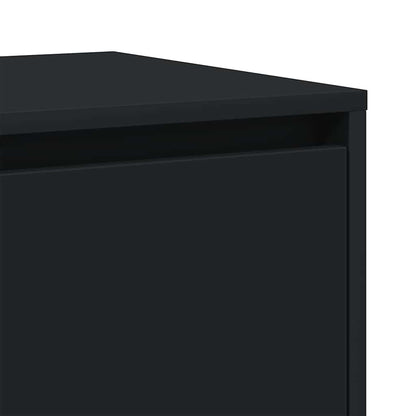 Credenza Nero 120 x 41 x 75 cm Legno multistrato - homemem39