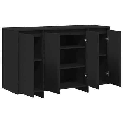 Credenza Nero 120 x 41 x 75 cm Legno multistrato - homemem39