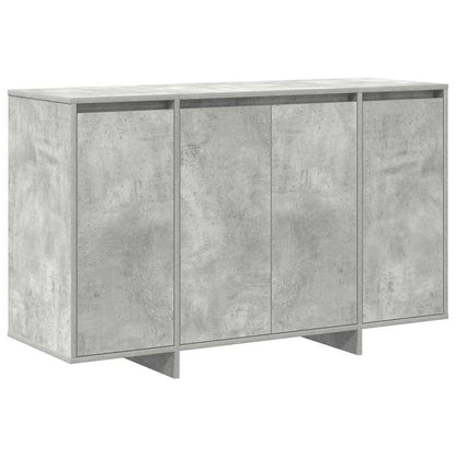 Credenza Grigio cemento 120 x 41 x 75 cm Legno multistrato - homemem39