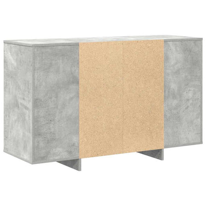 Credenza Grigio cemento 120 x 41 x 75 cm Legno multistrato - homemem39