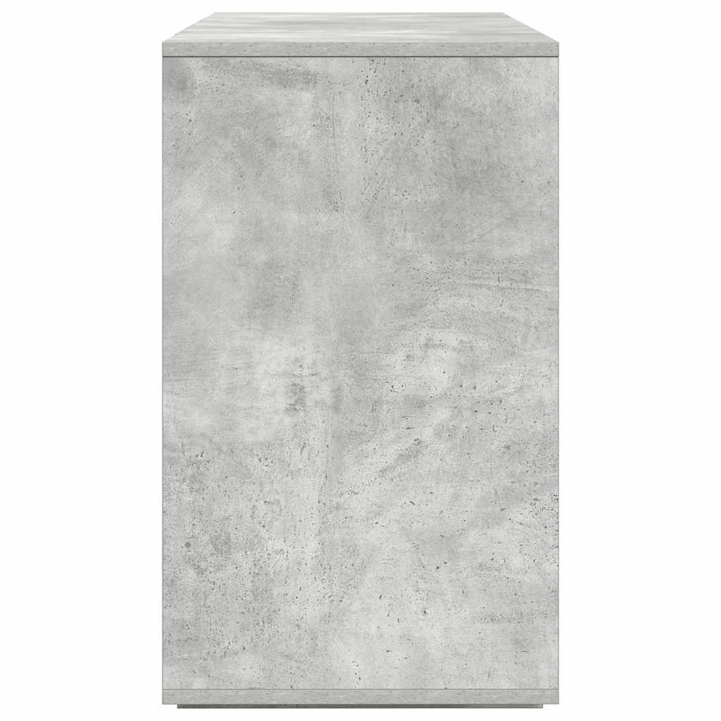 Credenza Grigio cemento 120 x 41 x 75 cm Legno multistrato - homemem39