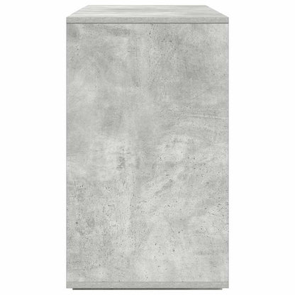 Credenza Grigio cemento 120 x 41 x 75 cm Legno multistrato - homemem39